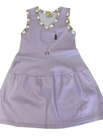 Šatová fialová šaty sukně 134