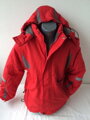 Červená dívčí zimní bunda  128