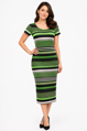 Pruhované šaty ŠÁRINA