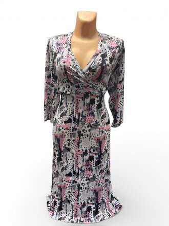 Šaty s překladem a přestřihem XACA