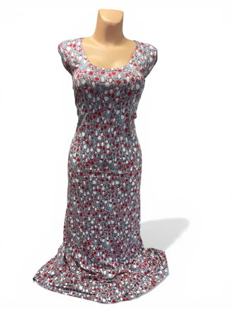 Šaty bez rukávu drobný vzor