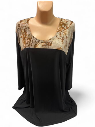 Černá halenka se sedlem HRAV