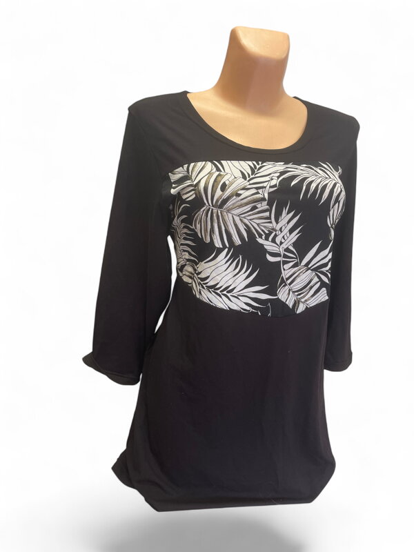 Tričko černé s kombinací JIVA