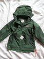 Zelená šustaková dětská bunda WOLF 104,122,128,134