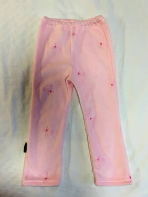 Růžové teplé kalhotky fleece 74-128