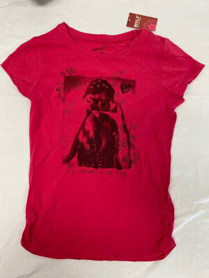 Dívčí růžové tričko 164