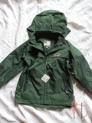 Zelená šustaková dětská bunda WOLF 104, 128